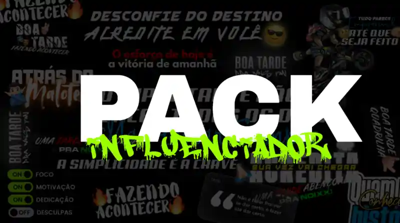 Pack Influenciador (🏷️Promoção )