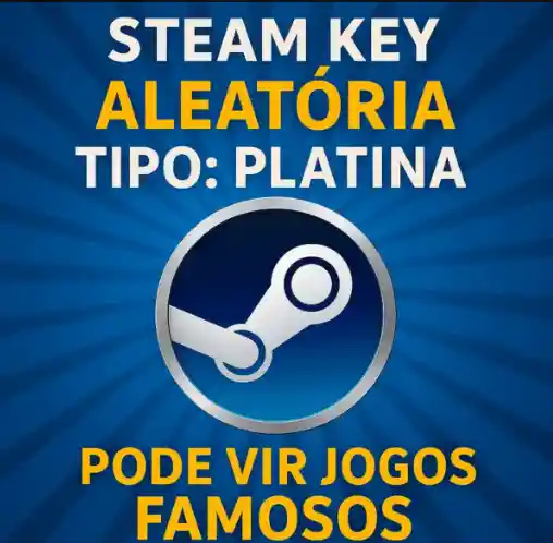 Steam Key Aleatoria / Platina (jogos de 1 a 500 reais)